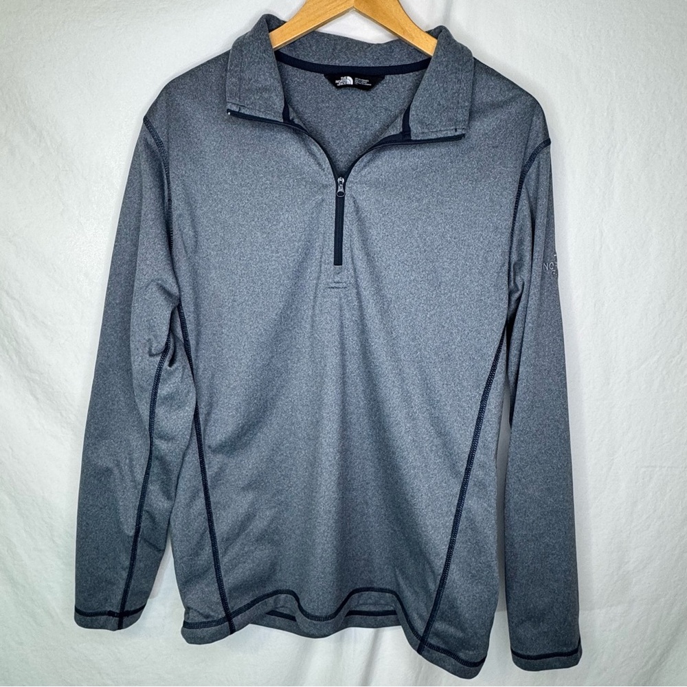 The North Face Navy Blue Vail Quarter-Zip Pullover Top Men’s Size Large